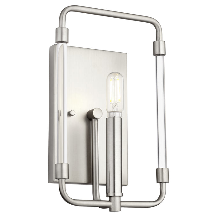 One Light Wall Mount from the Optic collection in Satin Nickel finish
