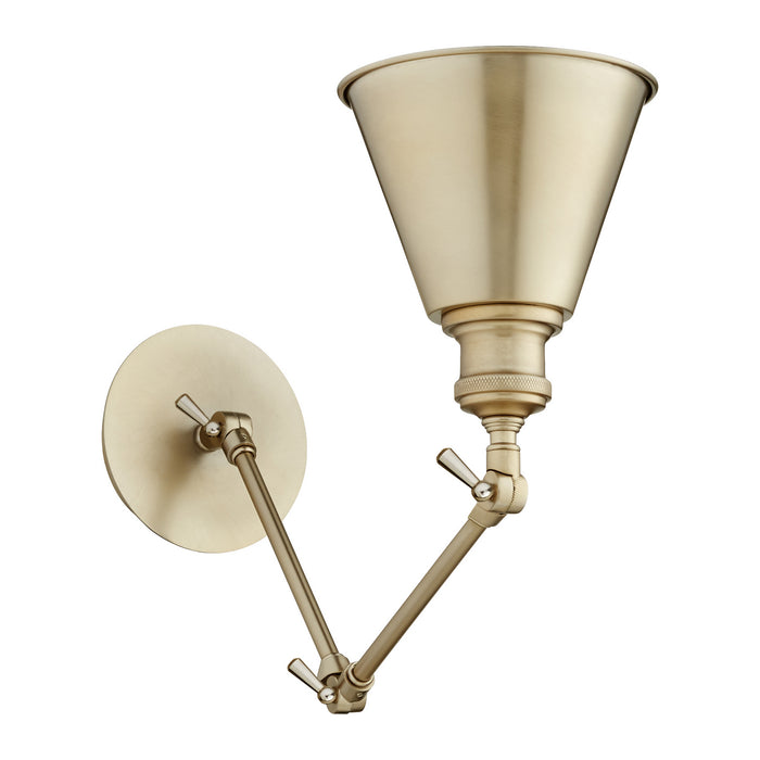 Quorum - 5391-80 - One Light Wall Mount - Aged Brass