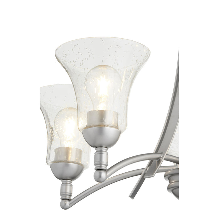 Five Light Chandelier from the Aspen collection in Classic Nickel finish