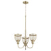 Quorum - 6212-3-80 - Three Light Chandelier - Omni - Aged Brass