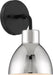 Nuvo Lighting - 60-6771 - One Light Vanity - Sloan - Matte Black / Polished Nickel