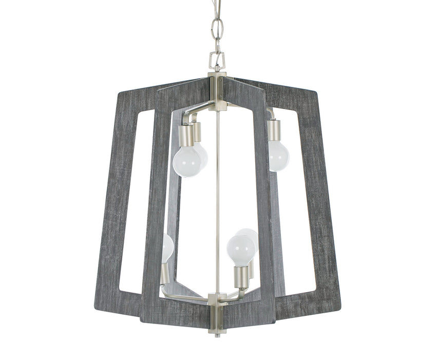 Varaluz - 268F06SOG - Six Light Chandelier - Lofty - Steel