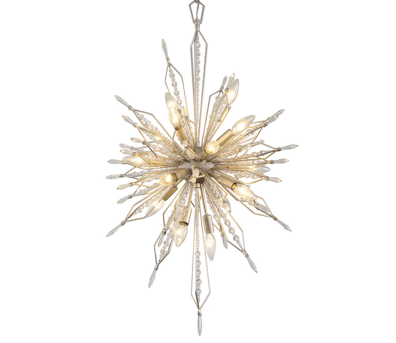 Varaluz - 311F16GD - 16 Light Foyer Pendant - Orbital - Gold Dust