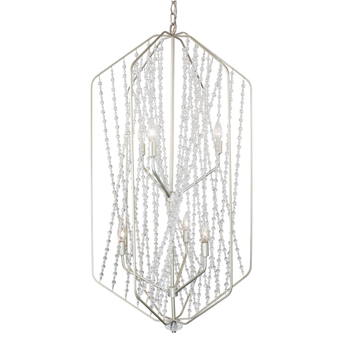 Varaluz - 321F06SO - Six Light Foyer Pendant - Chelsea - Silverado