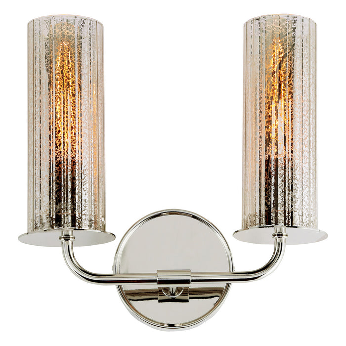 JVI Designs - 1248-15 - Two Light Wall Sconce - Fremont - Polished Nickel