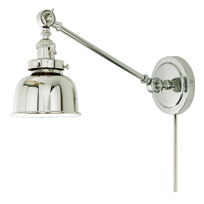 JVI Designs - 1255-15 M2 - One Light Swing Arm Wall Sconce - Soho - Polished Nickel