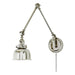 JVI Designs - 1257-15 M2 - One Light Swing Arm Wall Sconce - Soho - Polished Nickel