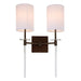 JVI Designs - 1262-08 - Two Light Wall Sconce - Sutton - Oil Rubbed Bronze