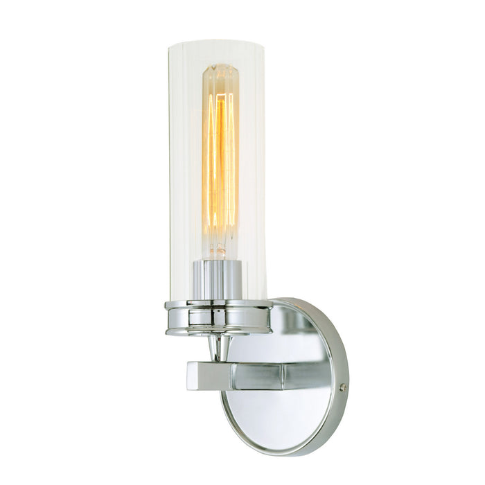 JVI Designs - 421-06 - One Light Wall Sconce - Hamilton - Polished Chrome