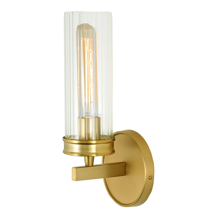 JVI Designs - 421-10 - One Light Wall Sconce - Hamilton - Satin Brass