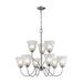 ELK Home - 1209CH/20 - Nine Light Chandelier - Conway - Brushed Nickel