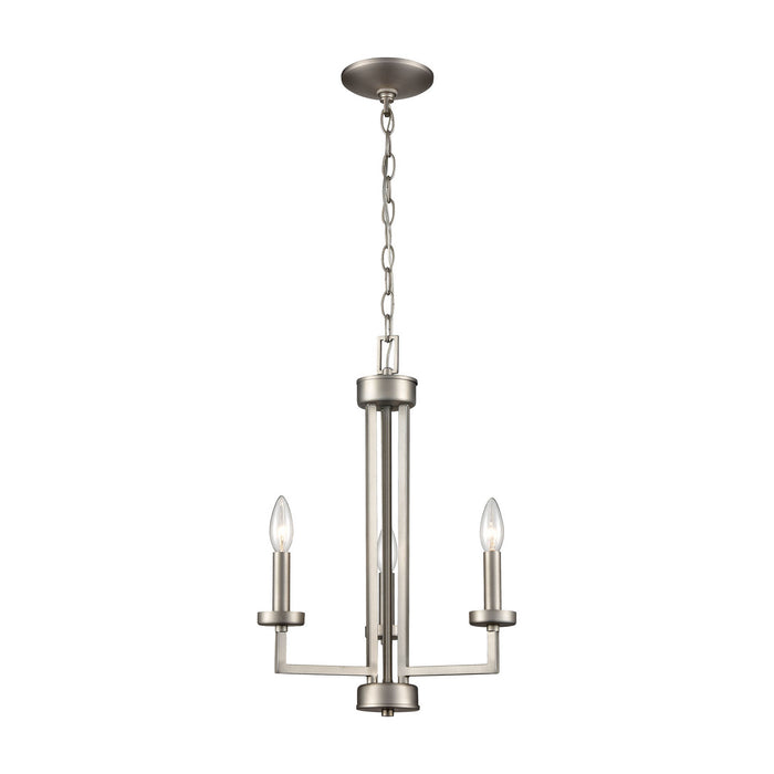 ELK Home - CN240322 - Three Light Chandelier - West End - Brushed Nickel