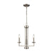 ELK Home - CN240322 - Three Light Chandelier - West End - Brushed Nickel