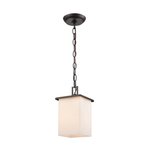 ELK Home - EN110146 - One Light Outdoor Pendant - Broad Street - Textured Black