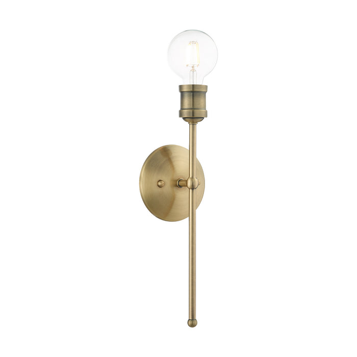 Livex Lighting - 16711-01 - One Light Wall Sconce - Lansdale - Antique Brass