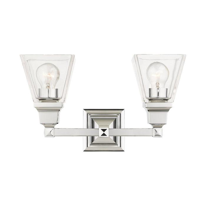 Livex Lighting - 17172-05 - Two Light Vanity - Mission - Polished Chrome