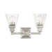 Livex Lighting - 17172-91 - Two Light Vanity - Mission - Brushed Nickel