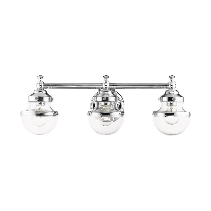 Livex Lighting - 17413-05 - Three Light Vanity - Oldwick - Polished Chrome