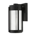 Livex Lighting - 22380-04 - One Light Outdoor Wall Lantern - Sheridan - Black with Brushed Nickel Candles