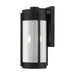 Livex Lighting - 22382-04 - Two Light Outdoor Wall Lantern - Sheridan - Black with Brushed Nickel Candles