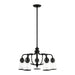 Livex Lighting - 40025-04 - Five Light Chandelier - Lawrenceville - Black