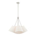 Livex Lighting - 41384-91 - Four Light Chandelier - Prato - Brushed Nickel