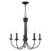 Livex Lighting - 42685-04 - Five Light Chandelier - Estate - Black