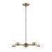 Livex Lighting - 46135-01 - Five Light Chandelier - Lansdale - Antique Brass with Bronze Accents