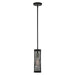 Livex Lighting - 46211-04 - One Light Pendant - Industro - Black with Brushed Nickel Accents