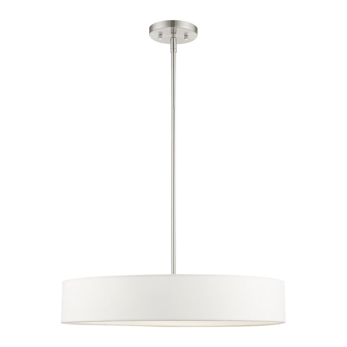 Livex Lighting - 46924-91 - Four Light Pendant - Venlo - Brushed Nickel