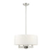 Livex Lighting - 48784-91 - Four Light Chandelier - Cresthaven - Brushed Nickel