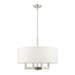 Livex Lighting - 48786-91 - Four Light Chandelier - Cresthaven - Brushed Nickel