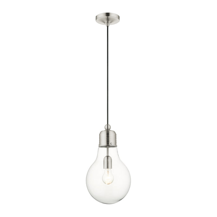 Livex Lighting - 49092-91 - One Light Pendant - Pendants - Brushed Nickel