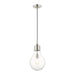 Livex Lighting - 49092-91 - One Light Pendant - Pendants - Brushed Nickel