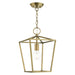 Livex Lighting - 49432-01 - One Light Convertible Semi Flush/Lantern - Devonshire - Antique Brass