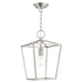 Livex Lighting - 49432-91 - One Light Convertible Semi Flush/Lantern - Devonshire - Brushed Nickel