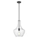 DVI Lighting - DVP25810GR-CL - One Light Pendant - St. Julian - Graphite w/ Clear Glass