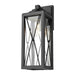 DVI Lighting - DVP43372BK-CL - One Light Outdoor Wall Sconce - County Fair Outdoor - Black w/ Clear Glass