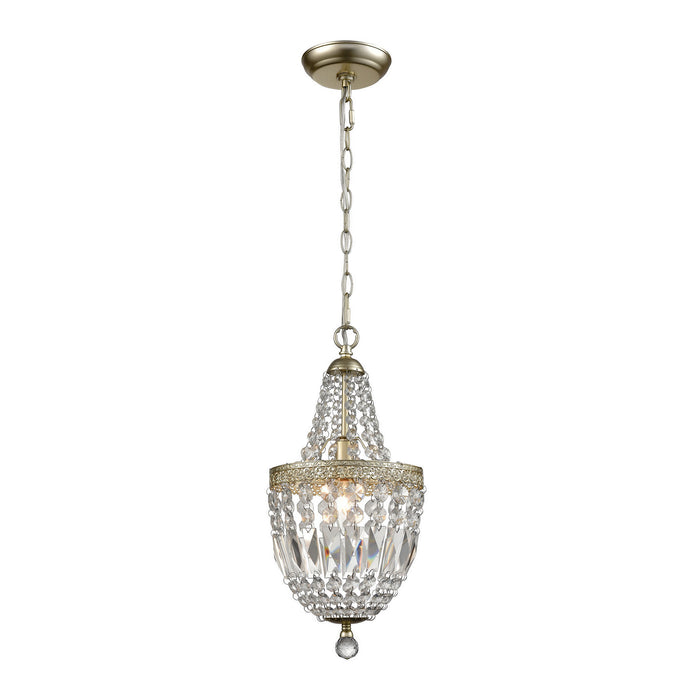 ELK Home - 1122-050 - One Light Mini Pendant - Morley - Champagne Gold, Clear, Clear