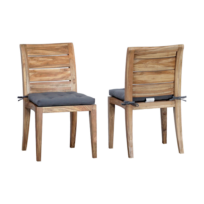 ELK Home - 2318502S-GO - Cushion (Set of 2) - Teak - Gray Outdoor Fabric