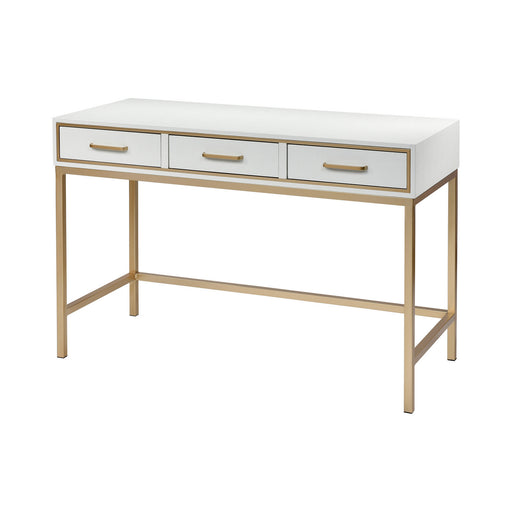 ELK Home - 3169-101 - Desk - Sands Point - Off-White, Gold , Gold