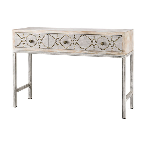 ELK Home - 3183-016 - Desk - Albiera - Driftwood Grey, Natural Linen, Natural Linen