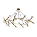 ELK Home - D4350 - 20 Light Chandelier - Antique Brass