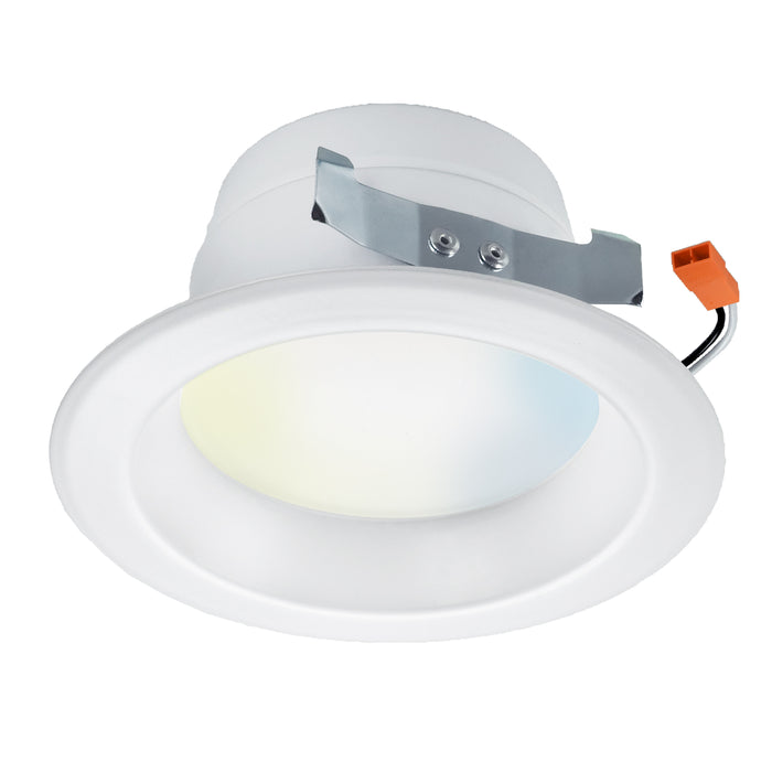 LED Downlight in White finish, WiFi Smart LED Recessed Downlight, Works with Siri, Alexa, Google Assistant, SmartThings