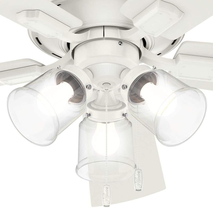 Hunter 52" Crestfield Ceiling Fan with LED Light Kit and Pull Chains