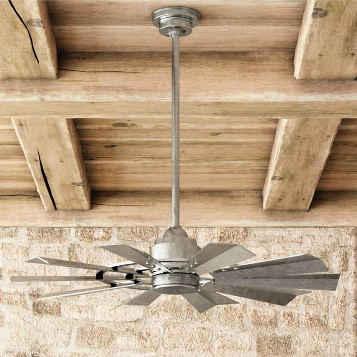 44``Ceiling Fan from the Crescent Falls collection in Galvanized finish