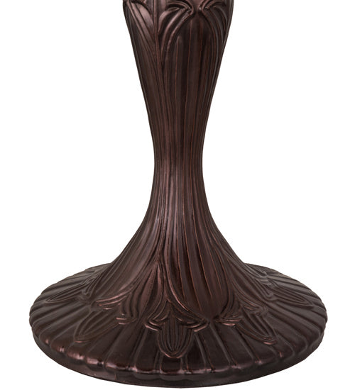 One Light Table Base from the Fleur collection in Mahogany Bronze finish