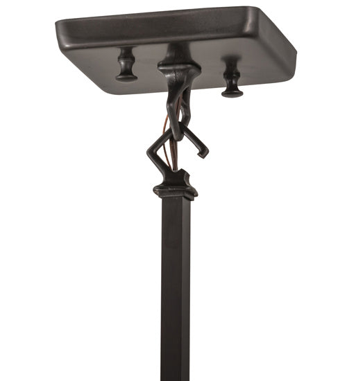 One Light Pendant Hardware from the Whispering Pines collection in Craftsman Brown finish