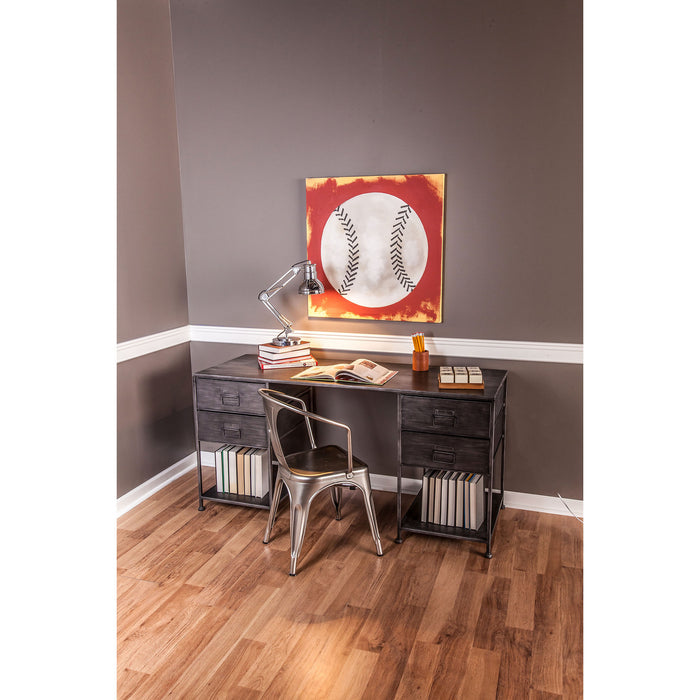 Desk from the Gunther collection in Graphite finish