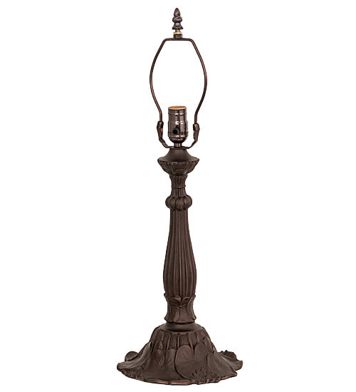 One Light Table Base from the Lily collection in Mahogany Bronze finish